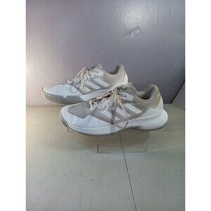Adidas Womens Gamecourt 2 GW4971 White Running Shoes Sneakers Size 7.5